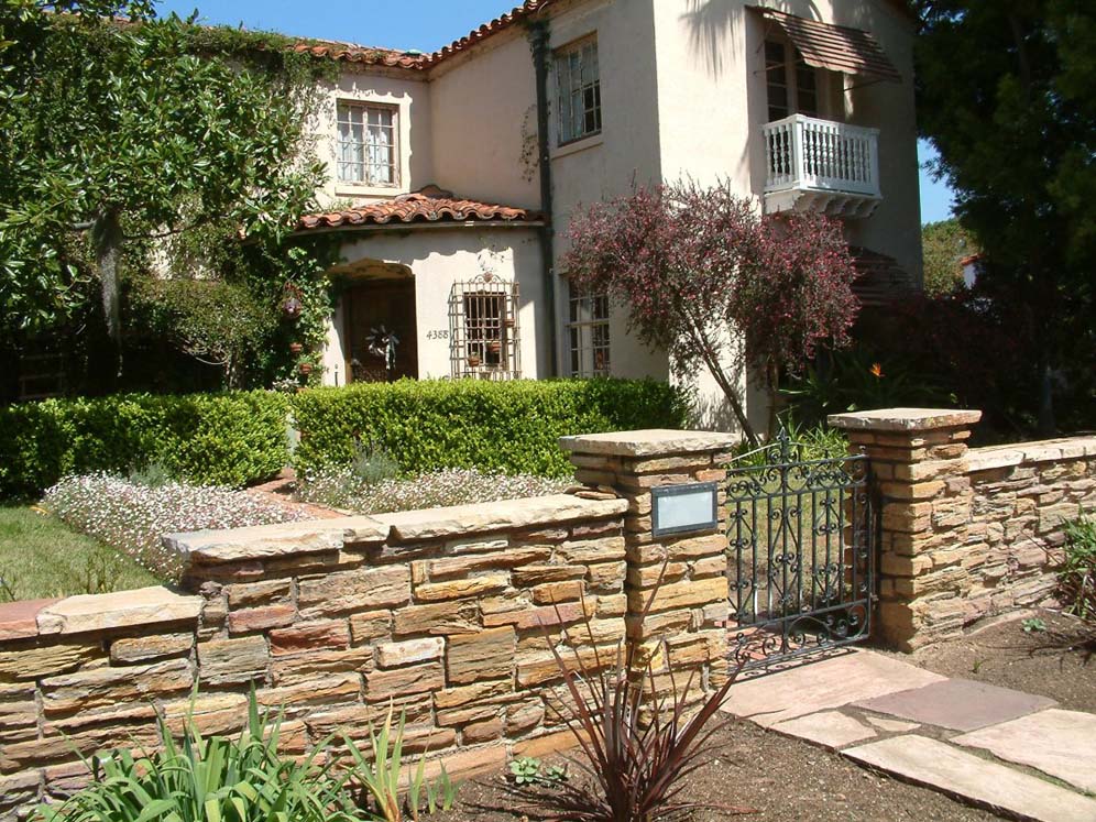 Stacked Stone Wall