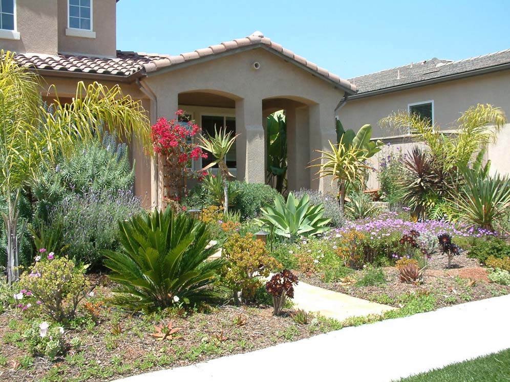 Rustic Look Front Garden